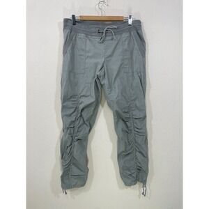 XCVI Wearables Women's Size XL Sage Green‎ Ruched Jules Pants Cotton STAIN!